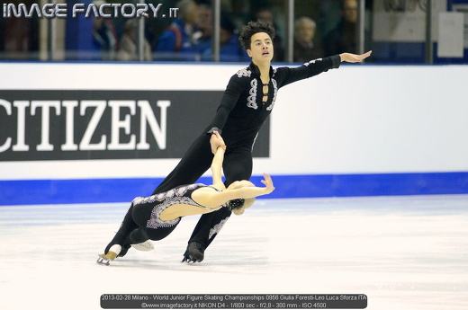 2013-02-28 Milano - World Junior Figure Skating Championships 0956 Giulia Foresti-Leo Luca Sforza ITA